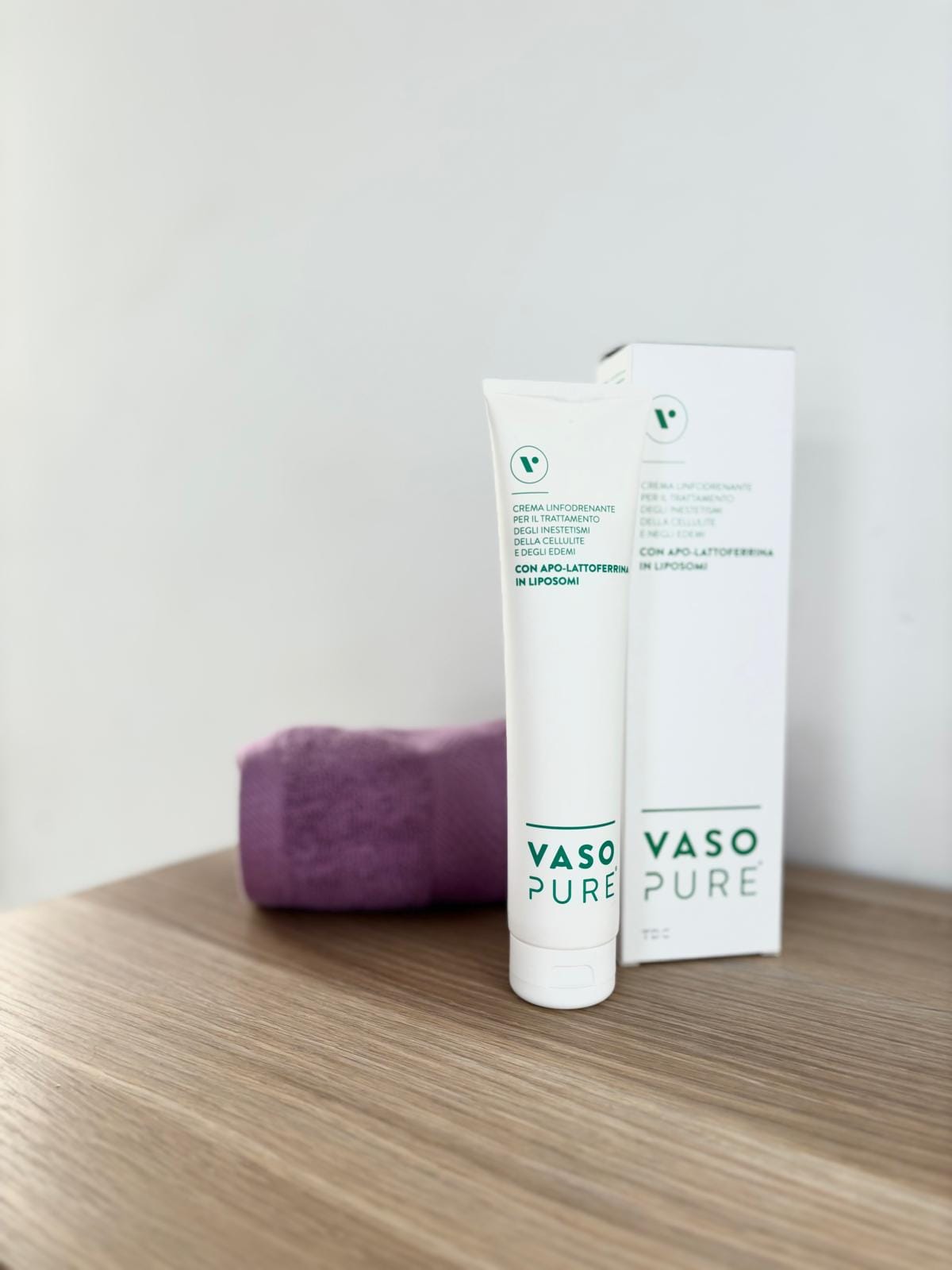 Vasopure 200 ml crema linfodrenante