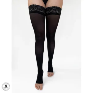 medias compresion lipedema muslo